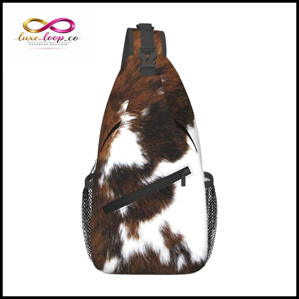 Adjustable Crossbody Sling Backpack With Multiple Pockets For Gym Travel Hiking